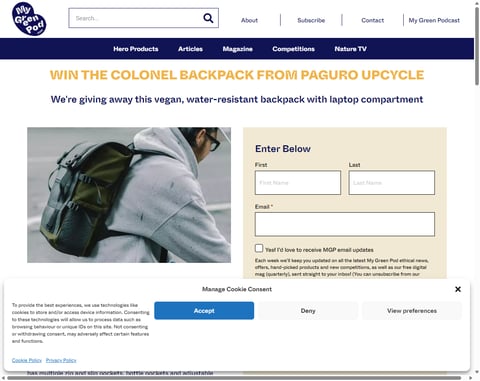 Preview Colonel Backpack From Paguro Upcycle