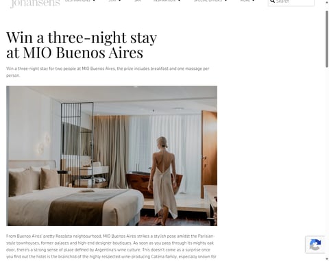 Preview 3-Nights at Mio Buenos Aires, Argentina