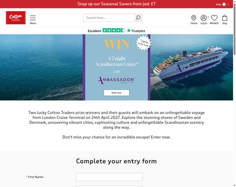 Preview 7 Nights Scandinavian Cruise