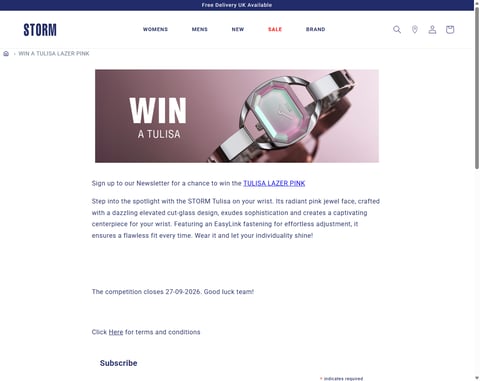 Preview Storm Tulisa Lazer Pink Watch