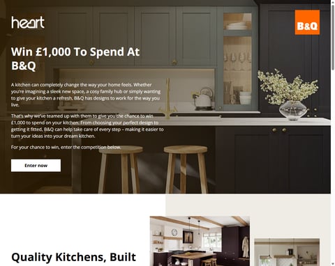 Preview £1,000 B&Q Vouchers