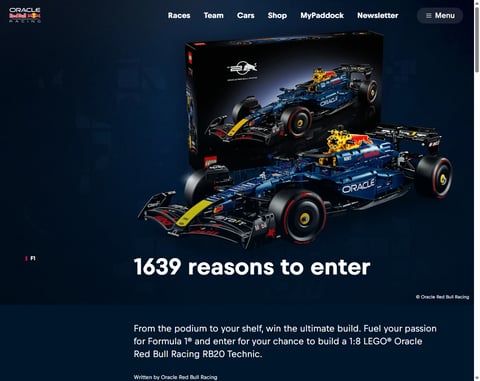 Preview Lego Oracle Red Bull Racing Rb20 Technic
