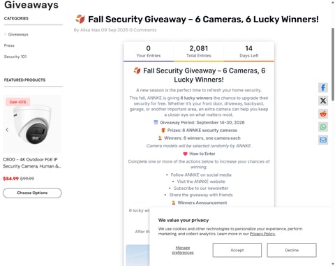 Preview Annke Security Camera