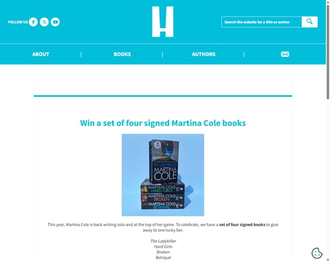 Preview Signed Set of Martina Cole Books