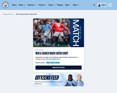 Preview Manchester City Shirt Signed By Marc Guéhi
