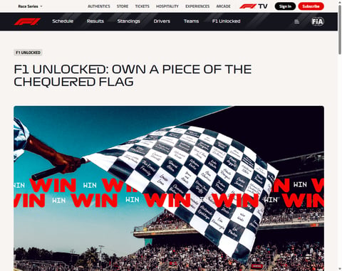 Preview Your Name On A Square Of The Chequered Flag At The F1 Sao Paulo Prix
