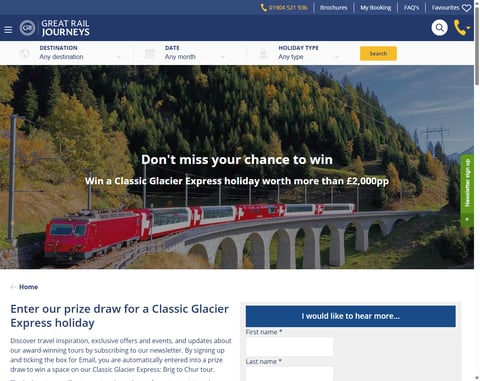 Preview 8-Night Classic Glacier Express Swiss Holiday