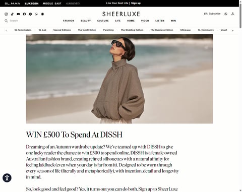 Preview £500 Dissh Vouchers