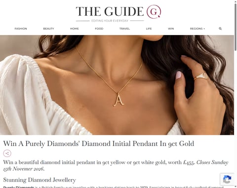Preview Purely Diamonds' Diamond Initial Pendant