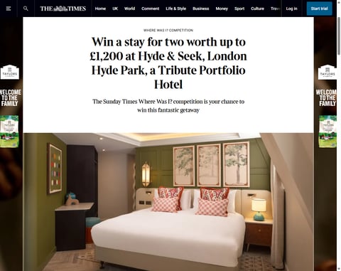 Preview Stay At Hyde & Seek, London Hyde Park