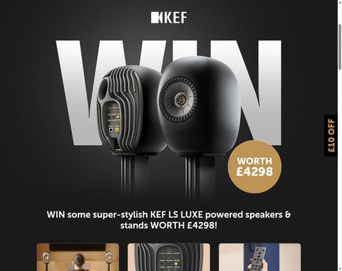 Preview Kef LS Luxe Powered Speakers & Stands