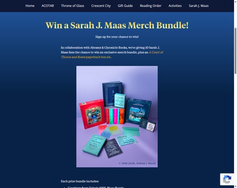 Preview Sarah J. Maas Merch Bundle
