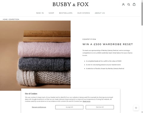 Preview Busby & Fox Outfit