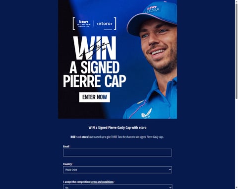 Preview BWT Alpine F1 Team Cap Signed By Pierre Gasly