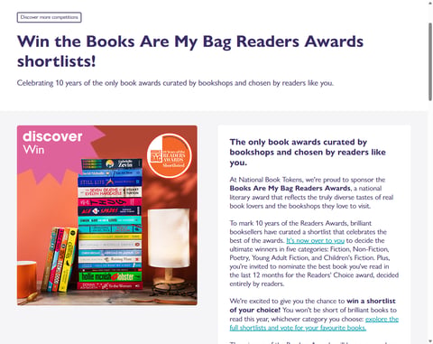 Preview The Books Are My Bag Readers Awards Shortlists