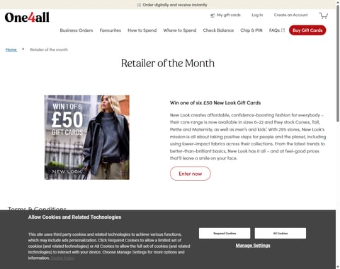 Preview £50 New Look Gift Cards