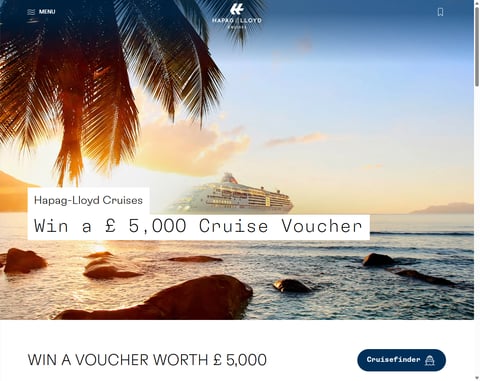 Preview £5,000 Hapag-Lloyd Cruise Voucher