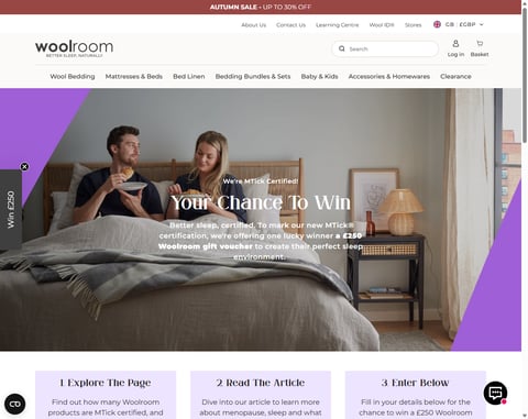 Preview £250 Woolroom Vouchers