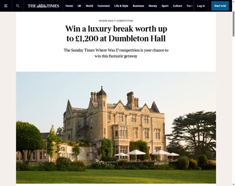 Preview Break Worth At Dumbleton Hall
