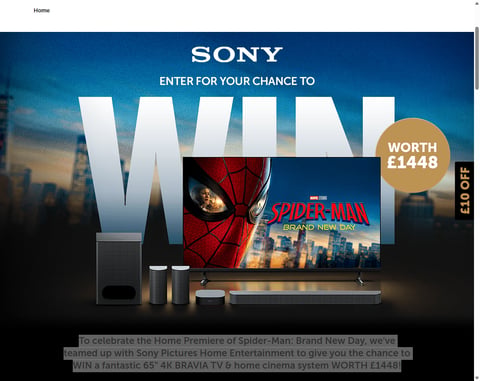 Preview 65" 4K Bravia TV & Home Cinema System