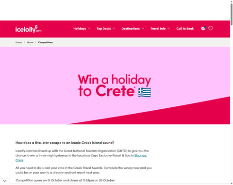 Preview Holiday To Elounda, Crete