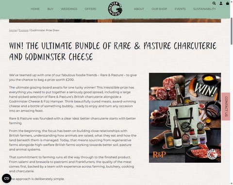 Preview British Charcuterie and Godminster Cheese & Fizz Hamper