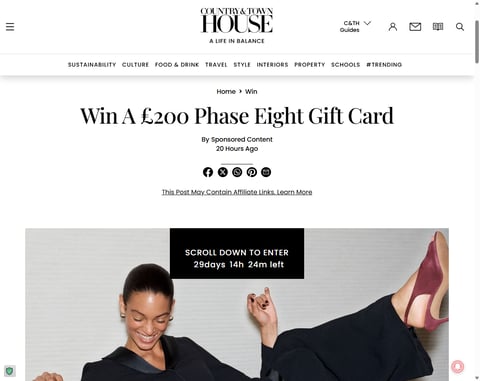 Preview £200 Phase Eight Gift Card
