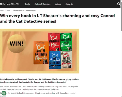 Preview LT Shearer's Charming And Cosy Conrad And The Cat Detective Series