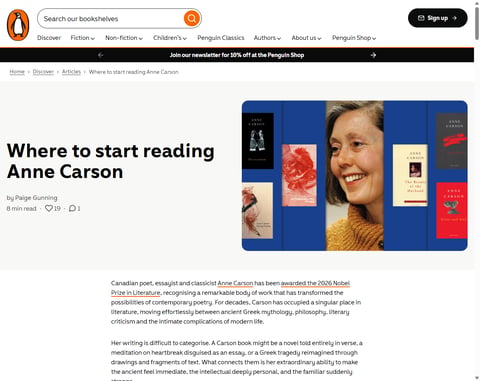 Preview Anne Carson Bundle