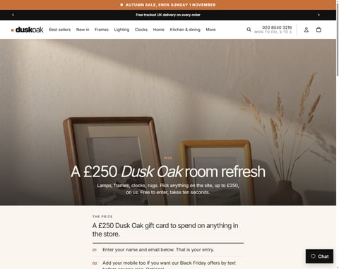 Preview £250 Dusk Oak Gift Card