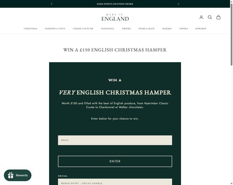 Preview £150 English Christmas Hamper