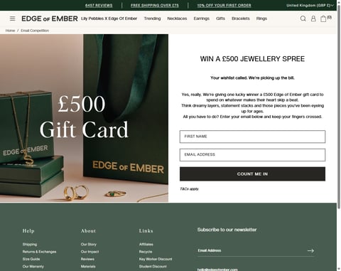 Preview £500 Edge Of Ember Gift Card
