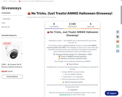 Preview Annke Security Product