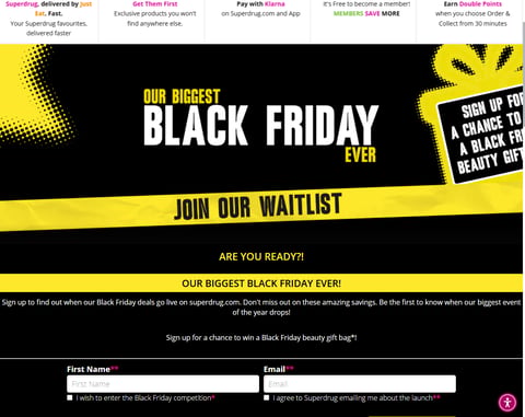 Preview Superdrug Black Friday Beauty Gift Bag